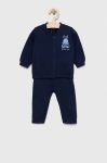 Дитячий бавовняний костюм United Colors of Benetton колір синій (2983967)