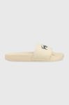 Шльопанці Tommy Jeans GRAPHIC POOL SLIDE жіночі колір бежевий EN0EN02178
