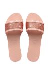 Шльопанці Havaianas YOU ANGRA GLITTER жіночі колір рожевий 4148294.0076