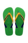 Дитячі в'єтнамки Havaianas BRASIL MIX колір зелений (3318333)