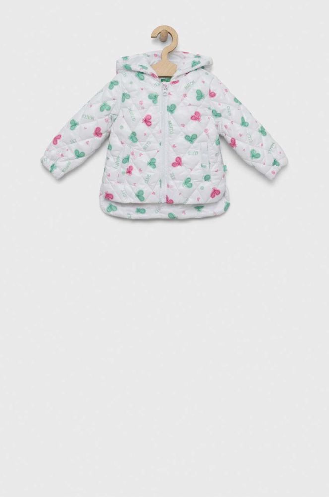 Дитяча куртка United Colors of Benetton колір білий (3044623)