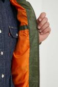 Куртка-бомбер Alpha Industries чоловічий колір зелений перехідна 191103.01-SageGreen