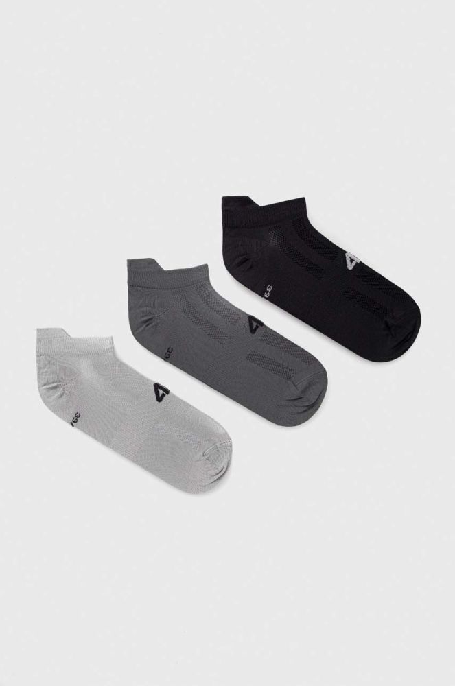 Шкарпетки 4F 3-pack чоловічі колір сірий (3112896)