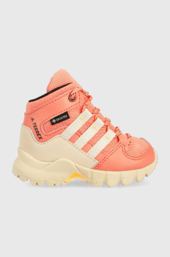 Дитячі черевики adidas TERREX TERREX MID GTX I колір помаранчевий