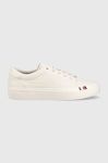 Шкіряні кросівки Tommy Hilfiger ELEVATED VULC LEATHER LOW колір білий FM0FM04418 (3100634)