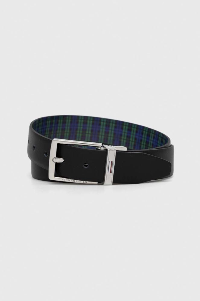 Двосторонній ремінь Tommy Hilfiger чоловічий колір чорний (2830931)
