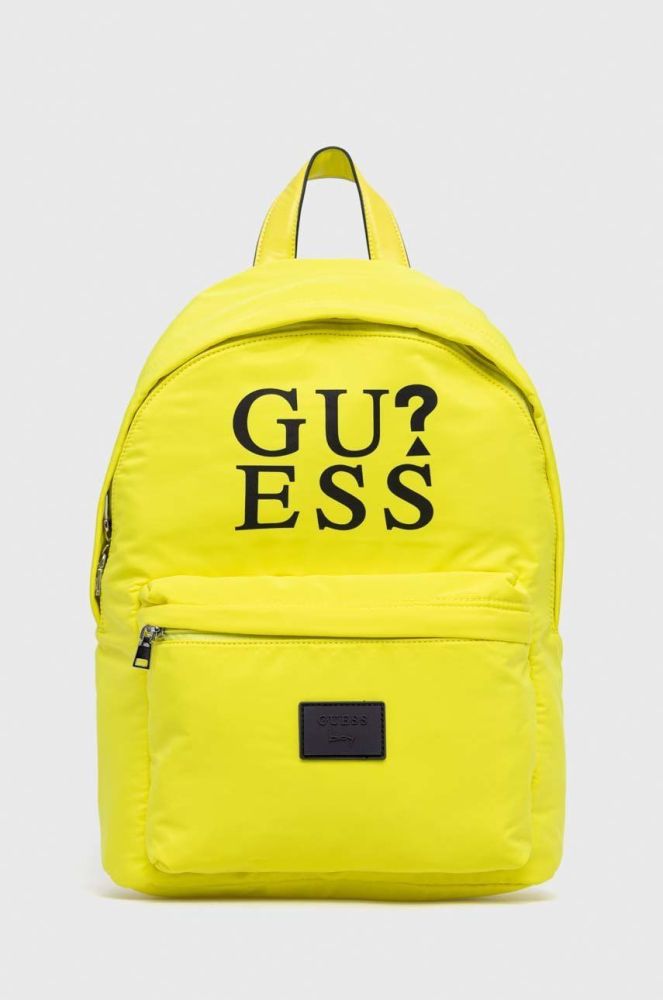 Дитячий рюкзак Guess колір зелений великий з принтом (2874091)
