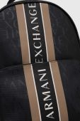 Рюкзак Armani Exchange чоловічий колір чорний великий візерунок