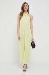 Сукня Sisley колір зелений maxi oversize