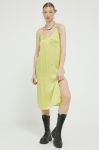 Сукня Superdry колір жовтий mini пряма