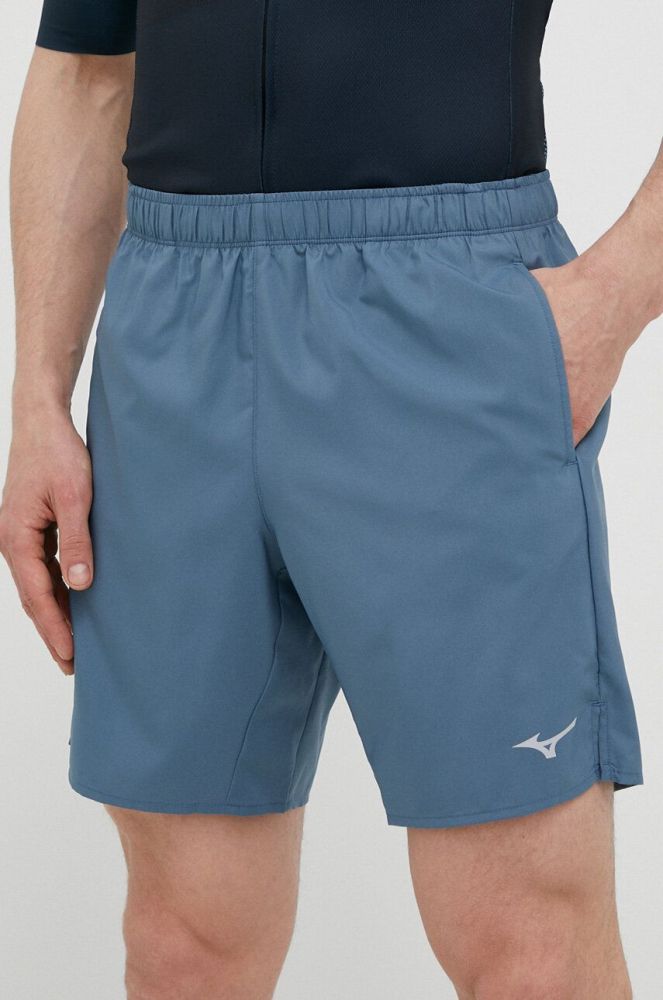 Шорти для бігу Mizuno Core 7.5 колір блакитний