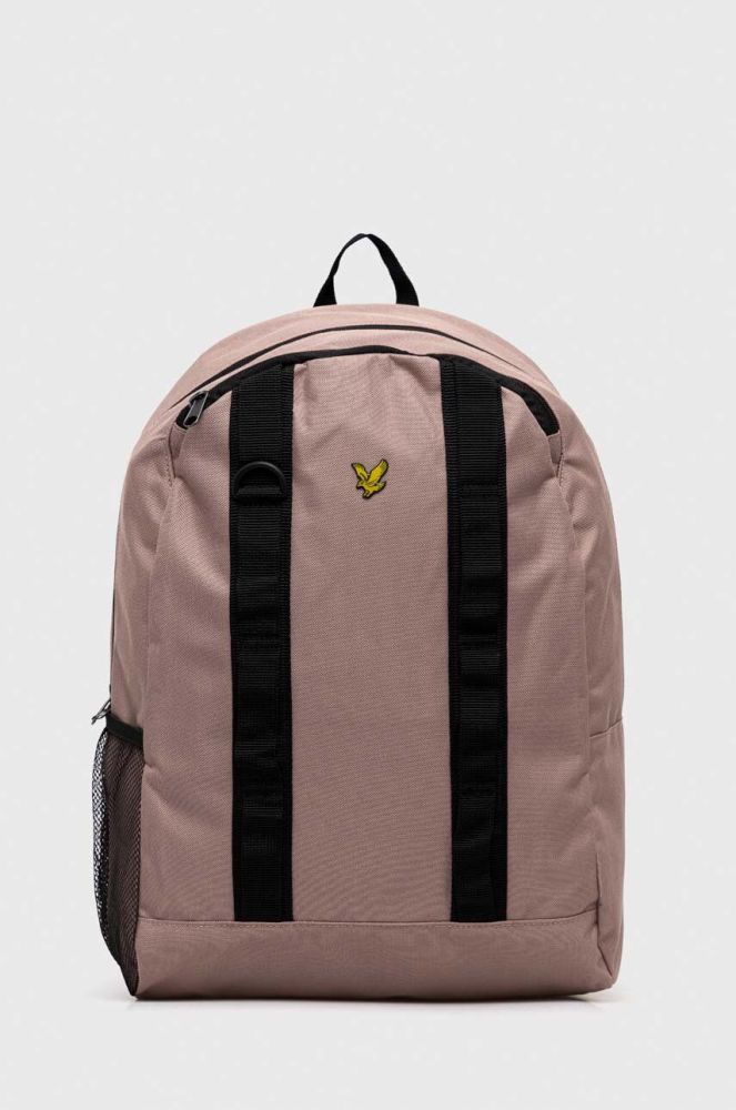 Рюкзак Lyle & Scott чоловічий колір рожевий великий однотонний