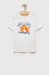 Бавовняна футболка для немовлят Birba&Trybeyond колір білий з принтом (3196316)