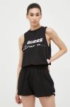 Бавовняний топ Guess колір чорний (3145464)