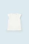 Дитячий бавовняний топ Mayoral колір білий (3065501)