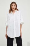 Бавовняна сорочка Answear Lab жіноча колір білий relaxed класичний комір (3548361)