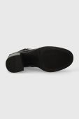 Черевики Answear Lab жіночі колір чорний каблук блок (3475303)