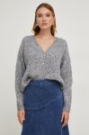 Кардиган з вовною Answear Lab колір сірий легкий (3639729)