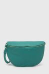 Шкіряна сумка на пояс Answear Lab колір бірюзовий
