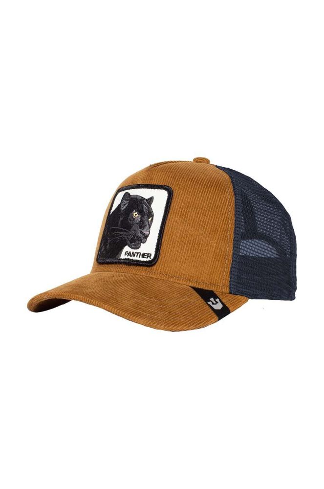 Кепка Goorin Bros колір коричневий з аплікацією (3452342)